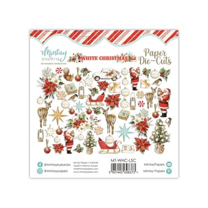 Paper Die-Cuts - White Christmas, 60pcs