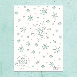 Mintay Kreativa - 15x20 Stencil - Snowflakes