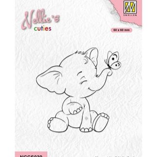Nellie Snellen  Nellie's Cuties Clear Stamp Elephant