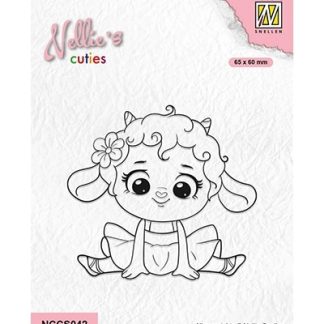 Nellie's Cuties Clear Stamp, Little Lamb