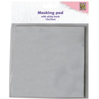 Masking whole sticky back white paper