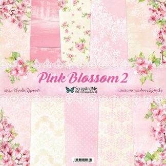 Pink Blossom 2- Set 30x30cm (5pcs)