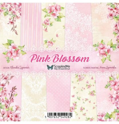 Pink Blossom- Set 15x15cm