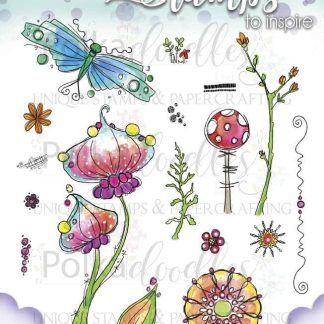 Polkadoodles Delicate Doodles Clear Stamps