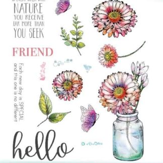 Polkadoodles Hello Friend Clear Stamps