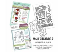 Polkadoodles Gnome Lets Get Blitzen Clear Stamps