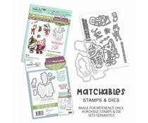 Polkadoodles Gnome Meet Me Under the Mistletoe Clear Stamps