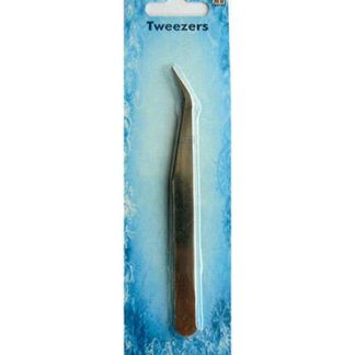 Tweezers curved point