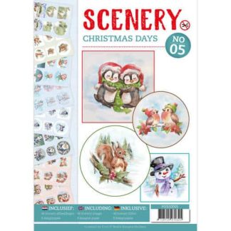 Push Out boek Scenery 5 - Christmas Days