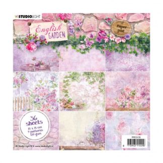 Studio Light Paper pad 36 vel English Garden nr.135