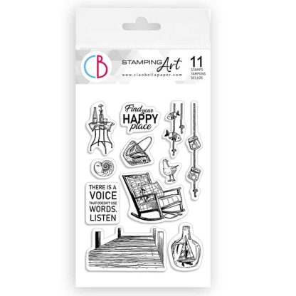 Clear Stampset 10*15cm Find your happy place