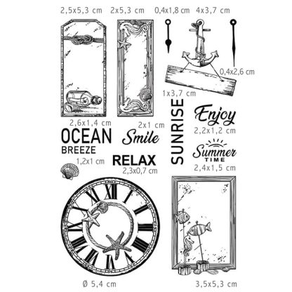 Clear Stampset 10*15cm Coastal Living