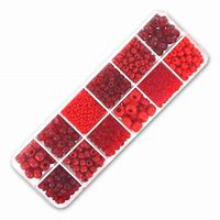 Set of Ornella seed beads Red x200g