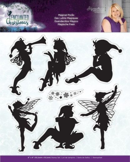 Enchanted Christmas - Acrylic Stamp - Magical Pixies