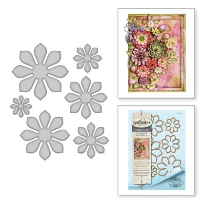 Spellbinders Designer Series Succulent & Mum Flower