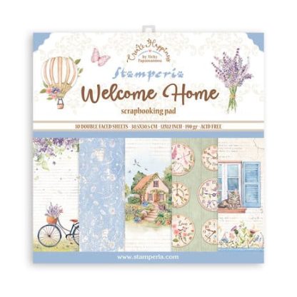 Stamperia Create Happiness Welcome Home 30,5x30,5 Paper Pack