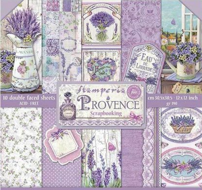 Scrapbooking Pad 10 sheets cm 30-5x30-5- Provence