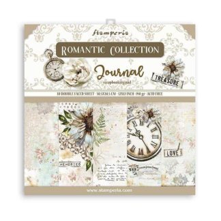 Scrapbooking Pad 10 sheets cm 30-5x30-5- Romantic Journal