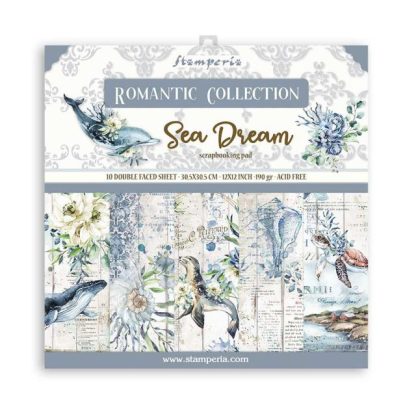 Scrapbooking Pad 10 sheets cm 30-5x30-5- Romantic Sea Dream