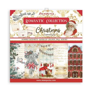 Stamperia Romantic Christmas 12x12 Inch Paper Pack