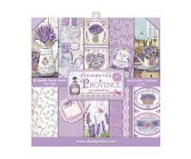 Scrapbooking Small Pad 10 sheets cm 20-3X20-3 - Provence