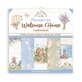 Stamperia Create Happiness Welcome Home 8x8 Inch Paper Pack