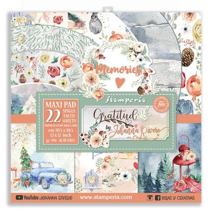 Stamperia Gratitude 30.5x30.5cm Paper pack