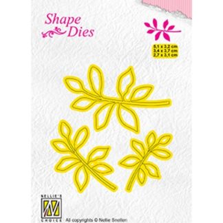 Shape Dies - 3x leaf-4