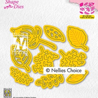 Nellies Choice Shape Die - Bladeren set