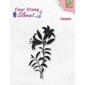 Clear Stamps, Silhouettes Lily
