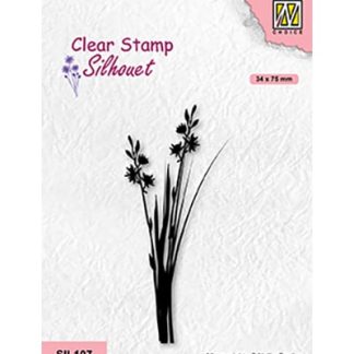 Clear Stamps Silhouette, Flowers-20