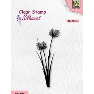 Clear Stamps Silhouette, Flowers-21
