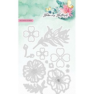 SL Cutting Die Blooming flowers Blooming Butterfly nr.485