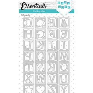 SL Cutting Die Block alphabet Essentials nr.214