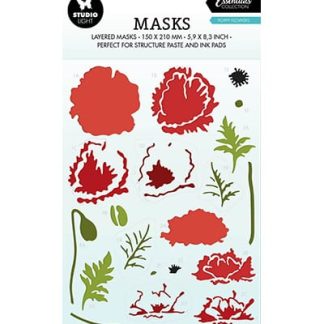 SL Mask Poppy flowers Essentials nr.196