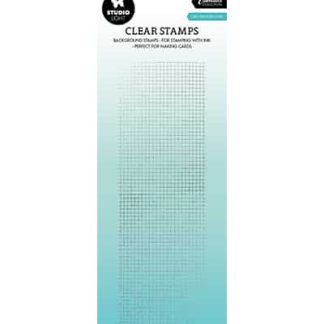 SL Clear Stamp Grid background Essentials nr.371