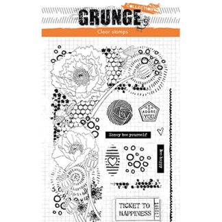 SL Clear Stamp Elements Grunge Collection 210x148mm nr.42