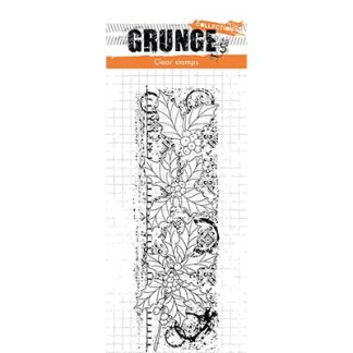 SL Clear Stamp Christmas branches Grunge 52x148mm nr.99