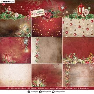 SL Paper Pad Backgrounds Magical Christmas nr.102
