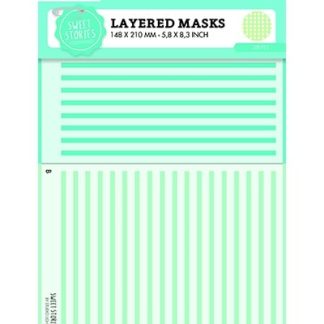SL Mask Stripes Sweet Stories nr.190