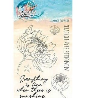 Studio Light Take me to the Ocean Clear Stamps Summer Flowers