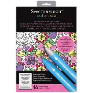 Colorista - A4 Marker Pad - Exquisite Florals