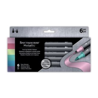 Spectrum Noir - Metallic Markers (6pk)- Rare Minerals