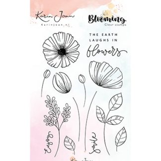 Studio Light âClear stamp A6 Karin Joan Blooming nr.02