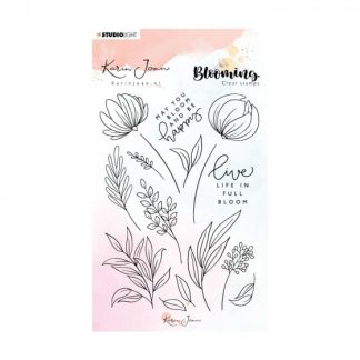 Studio Light âClear stamp A6 Karin Joan Blooming nr.04