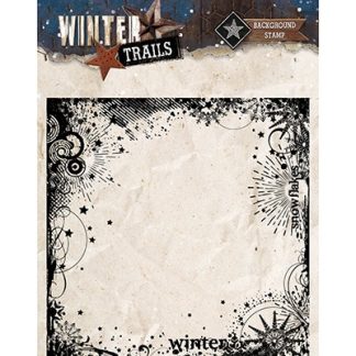 Stamp Background Winter Trails nr.305