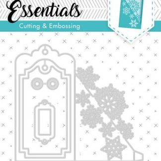 Studio Light Embossing Diue Cut Stencil Label Essential nr. 318