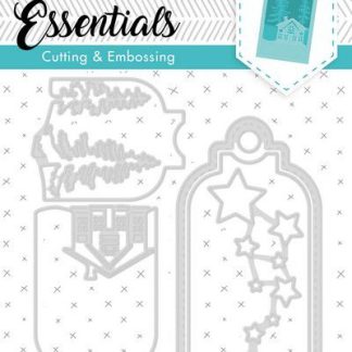 Studio Light Embossing Die Cut Stencil Label Essential nr. 320