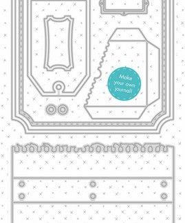 Studio Light Embossing Die Cut Stencil Journal Essentials nr.344