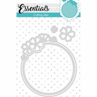 Studio Light Cutting Die round flower Essentials nr.387